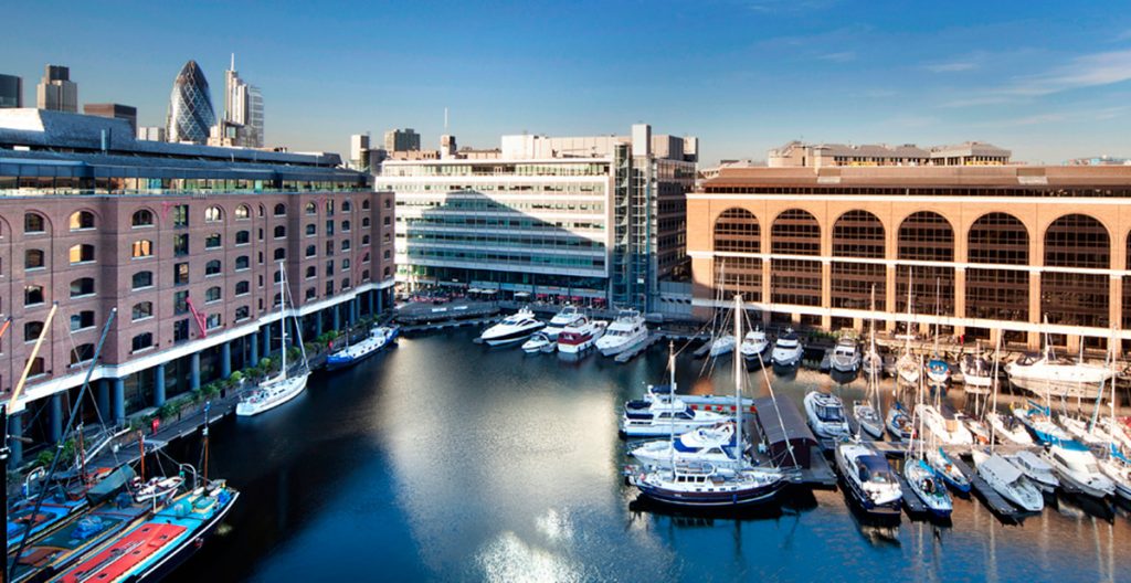 St Katharine Docks River Thames Moorings